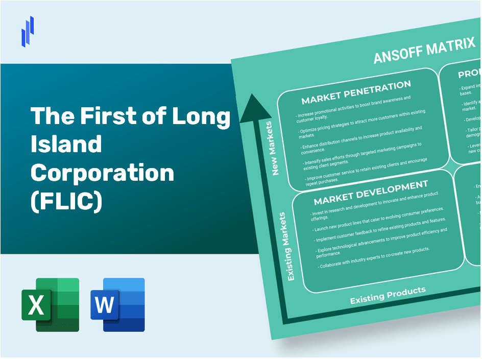 The First of Long Island Corporation (FLIC)Ansoff Matrix