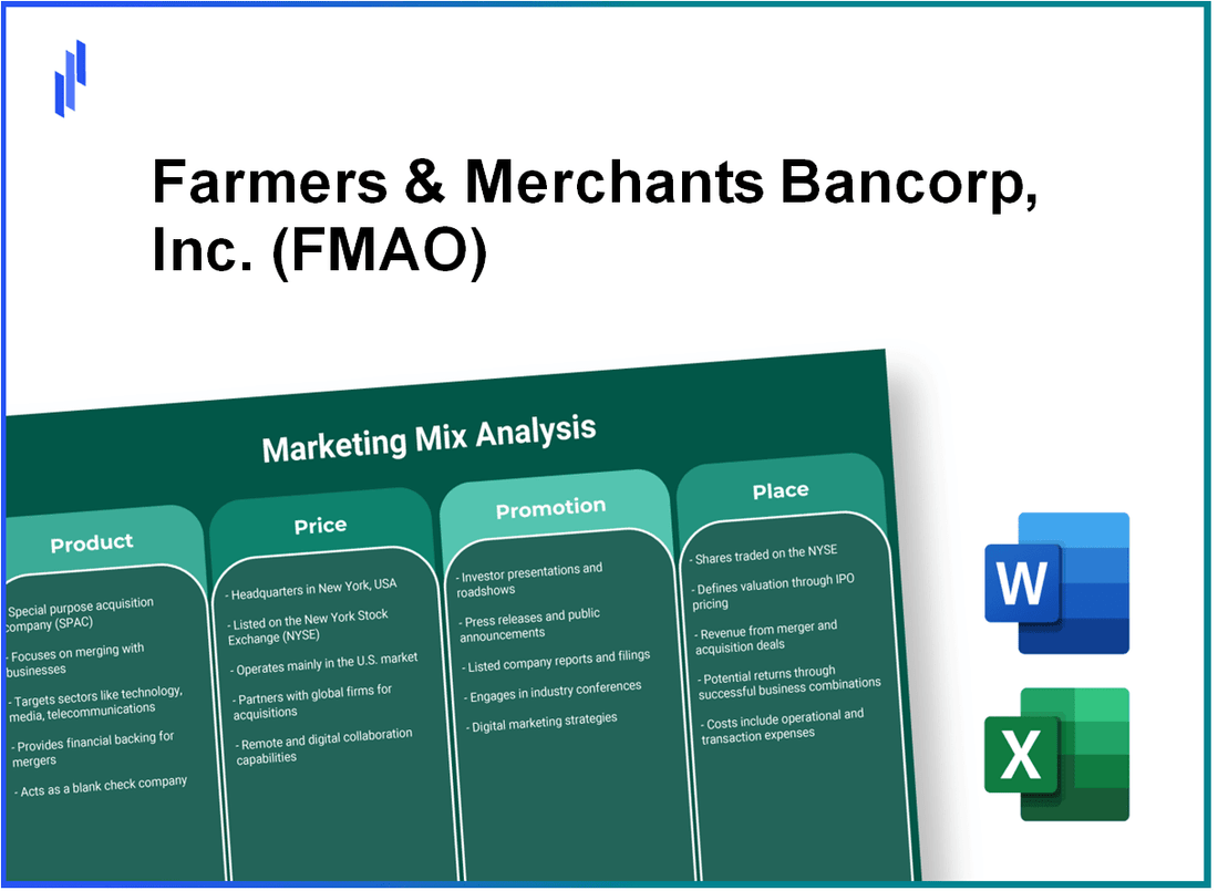 Marketing Mix Analysis of Farmers & Merchants Bancorp, Inc. (FMAO)