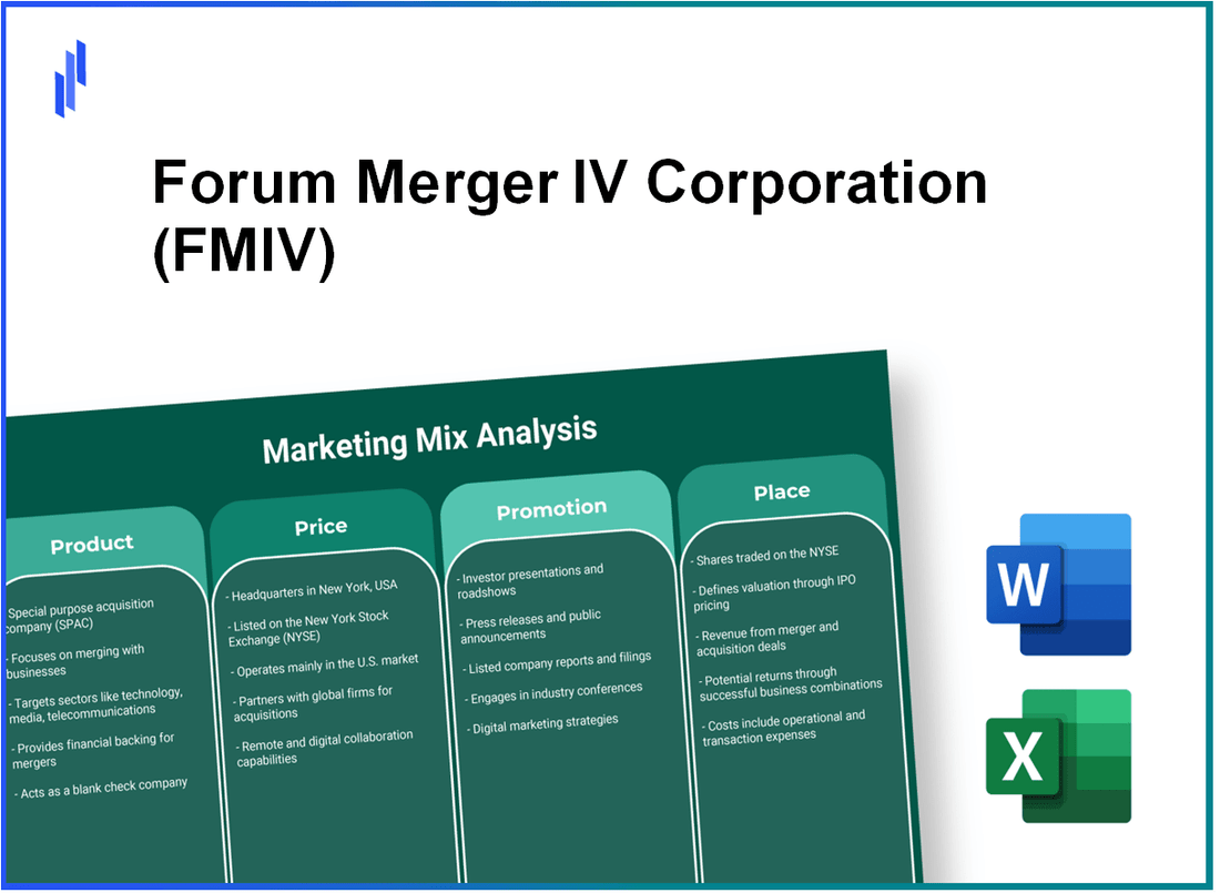 Marketing Mix Analysis of Forum Merger IV Corporation (FMIV)