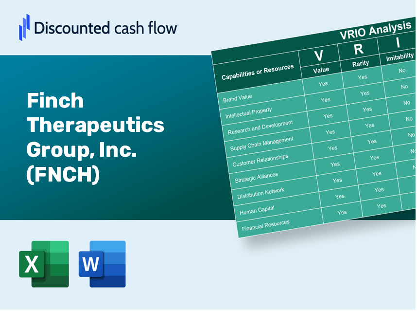 Finch Therapeutics Group, Inc. (FNCH): VRIO Analysis [10-2024 Updated]