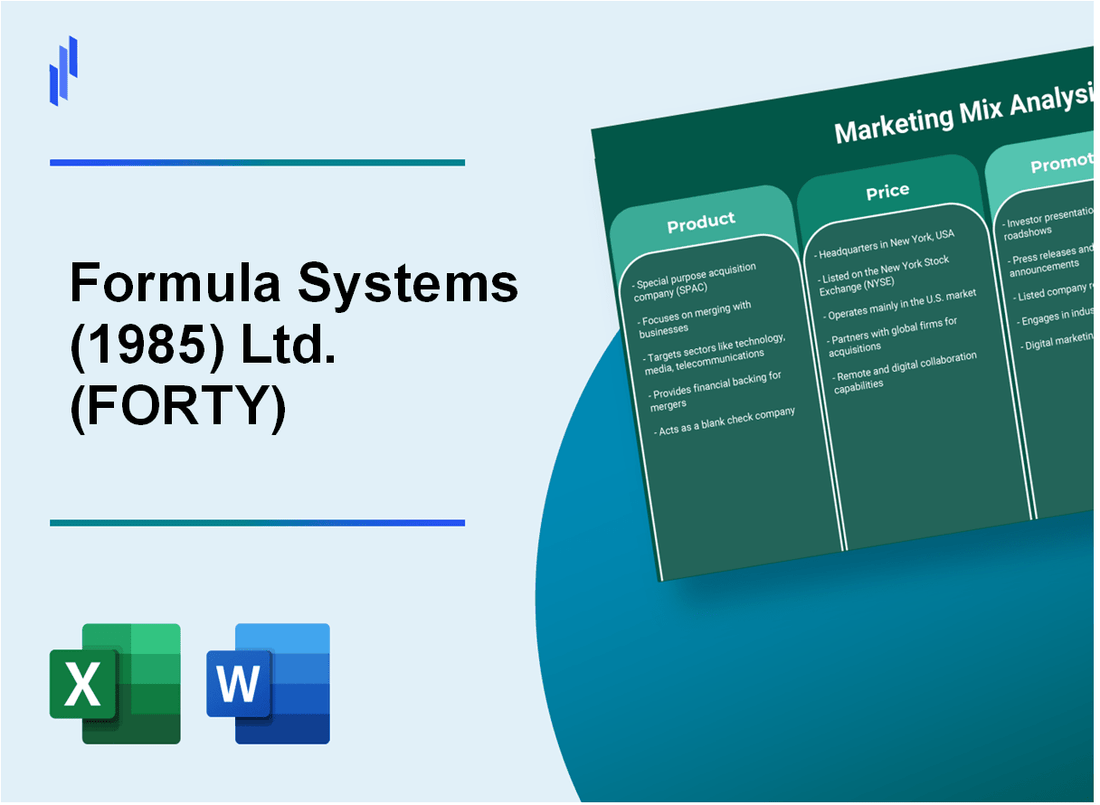 Marketing Mix Analysis of Formula Systems (1985) Ltd. (FORTY)