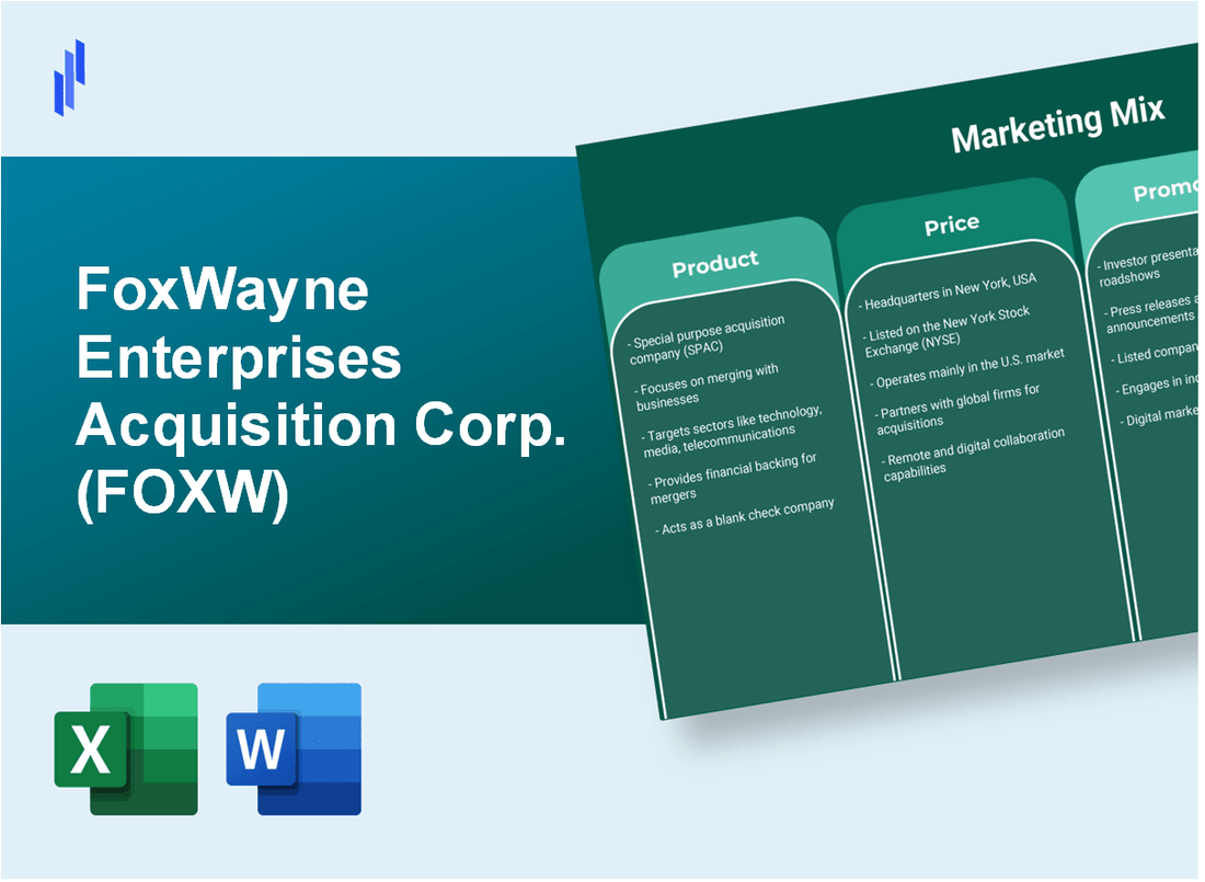 Marketing Mix Analysis of FoxWayne Enterprises Acquisition Corp. (FOXW)