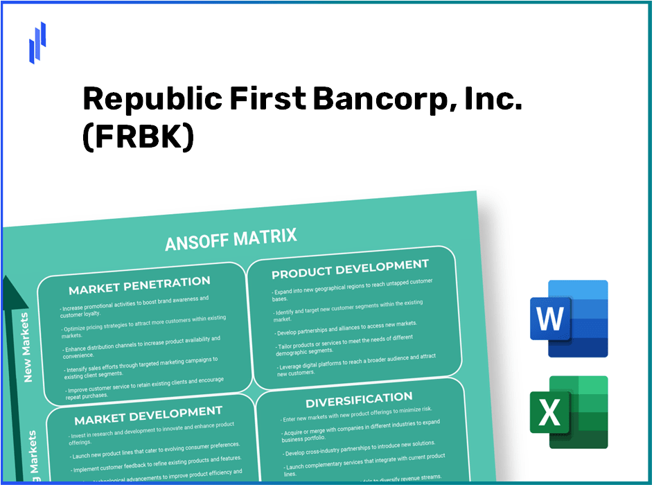 Republic First Bancorp, Inc. (FRBK)Ansoff Matrix