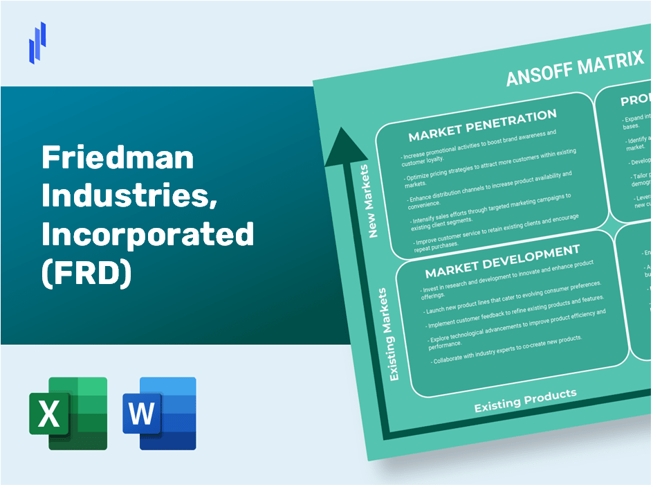 Friedman Industries, Incorporated (FRD)Ansoff Matrix