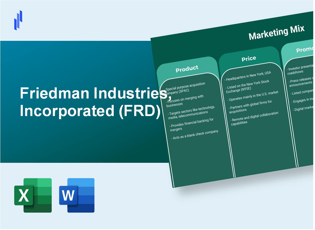 Marketing Mix Analysis of Friedman Industries, Incorporated (FRD)