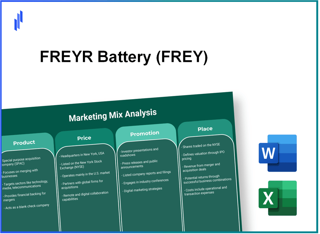 Marketing Mix Analysis of FREYR Battery (FREY)