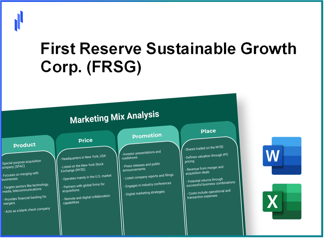 Marketing Mix Analysis of First Reserve Sustainable Growth Corp. (FRSG)