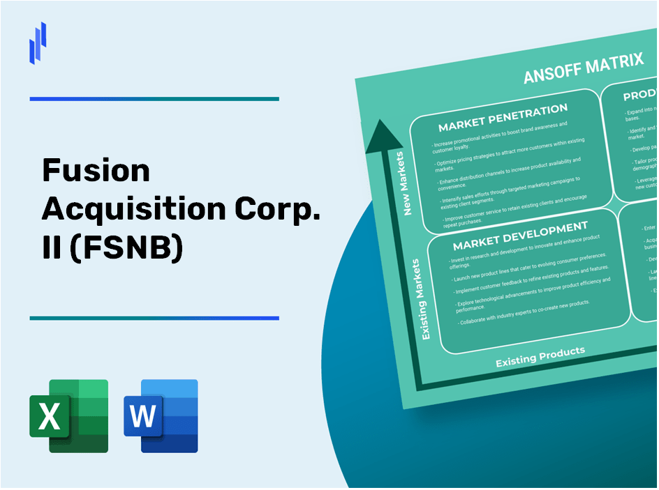 Fusion Acquisition Corp. II (FSNB)Ansoff Matrix