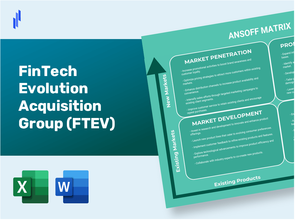 FinTech Evolution Acquisition Group (FTEV)Ansoff Matrix