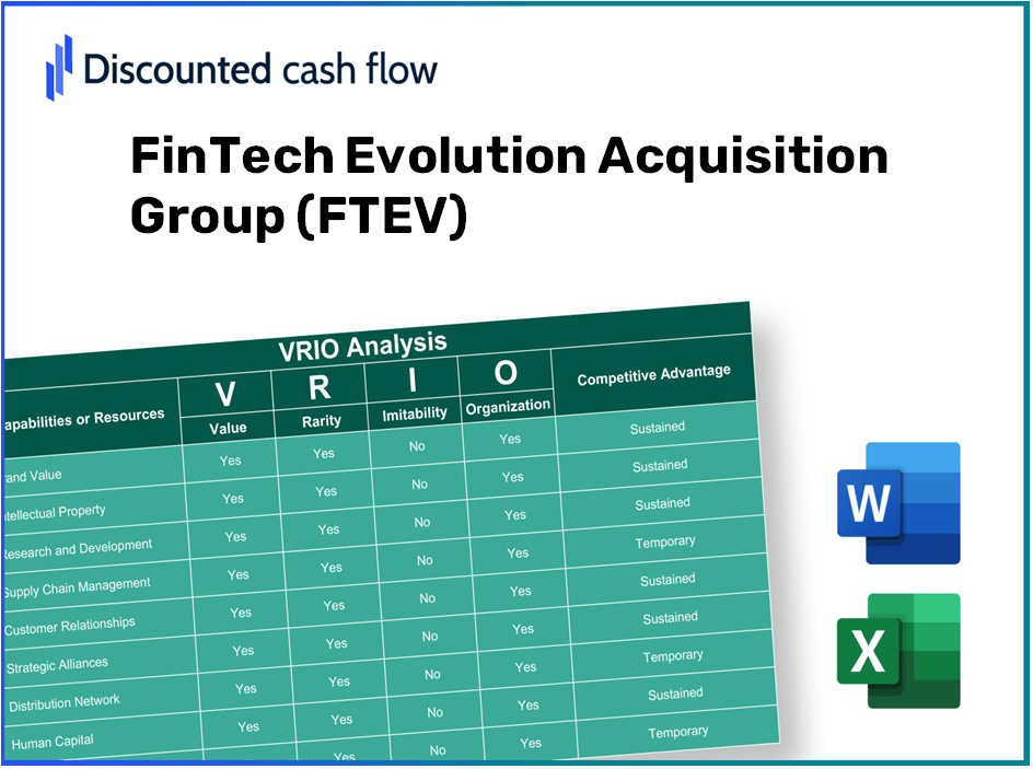 FinTech Evolution Acquisition Group (FTEV): VRIO Analysis [10-2024 Updated]