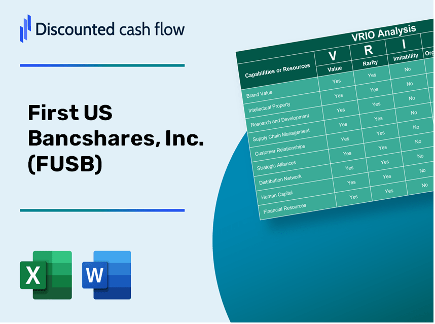 First US Bancshares, Inc. (FUSB): VRIO Analysis [10-2024 Updated]