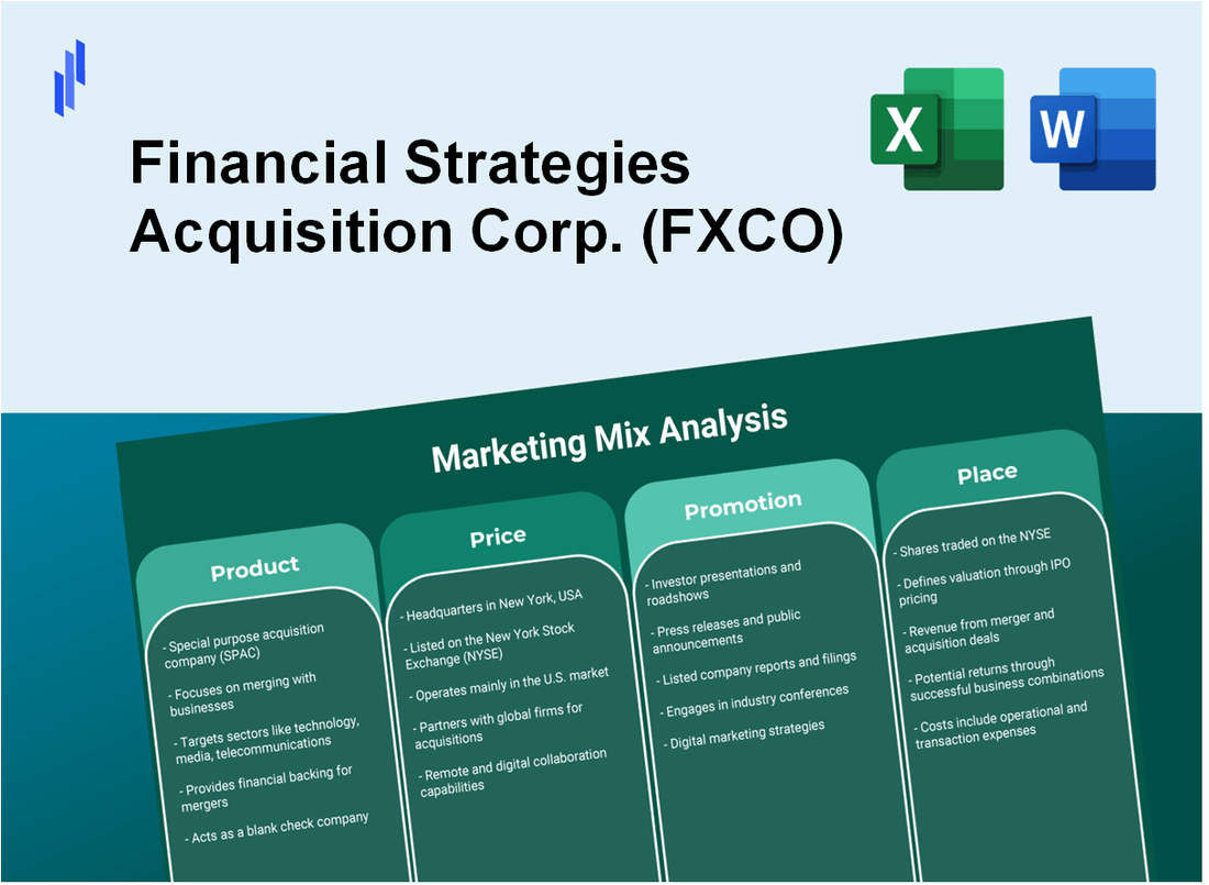 Marketing Mix Analysis of Financial Strategies Acquisition Corp. (FXCO)