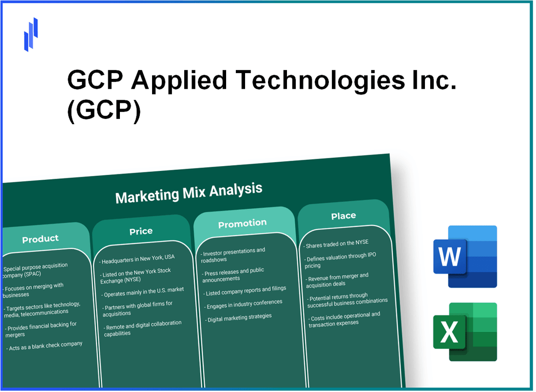 Marketing Mix Analysis of GCP Applied Technologies Inc. (GCP)