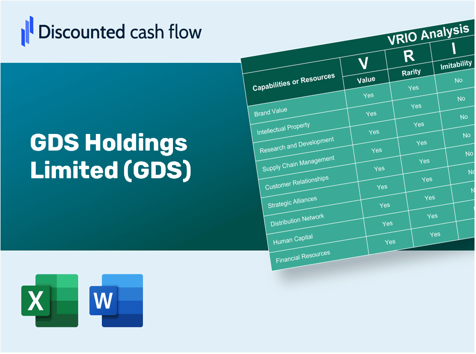 GDS Holdings Limited (GDS): VRIO Analysis [10-2024 Updated]