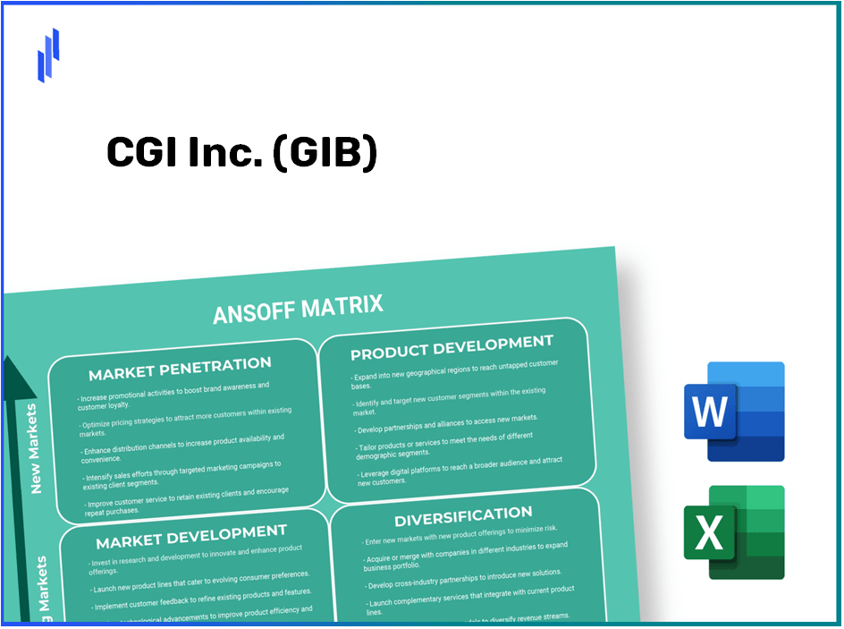 CGI Inc. (GIB)Ansoff Matrix