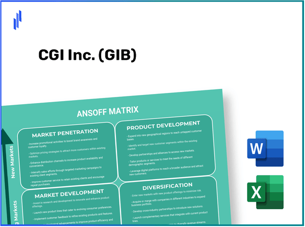 CGI Inc. (GIB)Ansoff Matrix