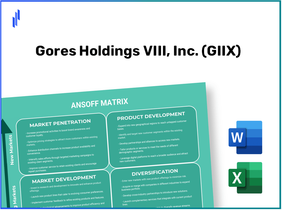 Gores Holdings VIII, Inc. (GIIX)Ansoff Matrix