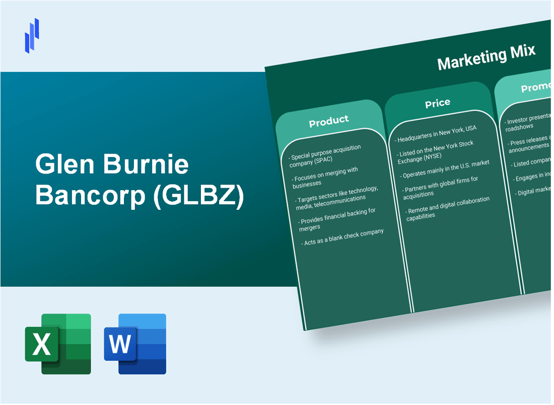 Marketing Mix Analysis of Glen Burnie Bancorp (GLBZ)