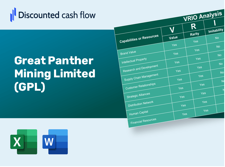 Great Panther Mining Limited (GPL): VRIO Analysis [10-2024 Updated]