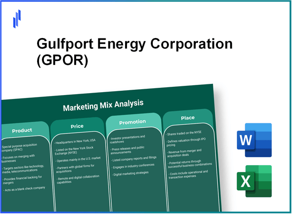 Marketing Mix Analysis of Gulfport Energy Corporation (GPOR)