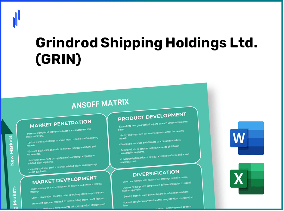 Grindrod Shipping Holdings Ltd. (GRIN)Ansoff Matrix