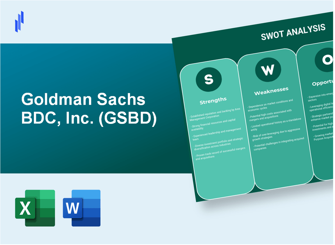 Goldman Sachs BDC, Inc. (GSBD) SWOT Analysis