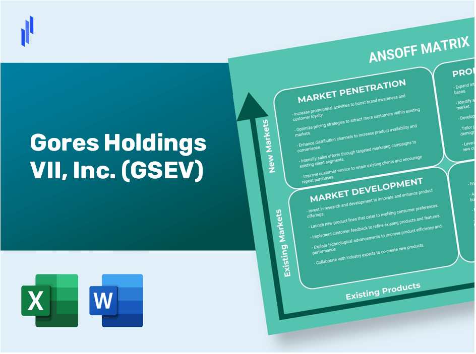 Gores Holdings VII, Inc. (GSEV)Ansoff Matrix