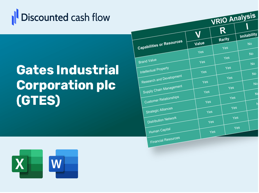 Gates Industrial Corporation plc (GTES): VRIO Analysis [10-2024 Updated]