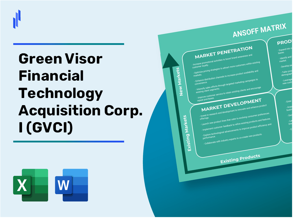 Green Visor Financial Technology Acquisition Corp. I (GVCI)Ansoff Matrix