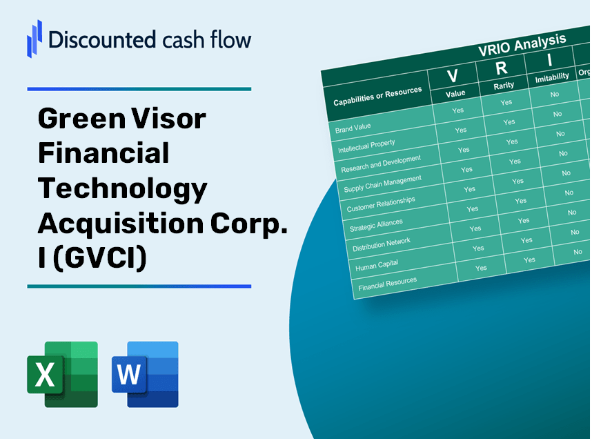 Green Visor Financial Technology Acquisition Corp. I (GVCI): VRIO Analysis [10-2024 Updated]