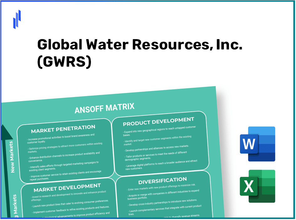 Global Water Resources, Inc. (GWRS)Ansoff Matrix