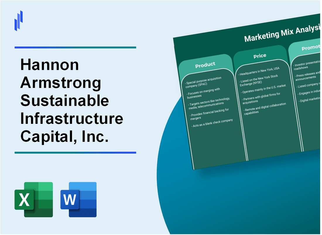 Marketing Mix Analysis of Hannon Armstrong Sustainable Infrastructure Capital, Inc. (HASI)