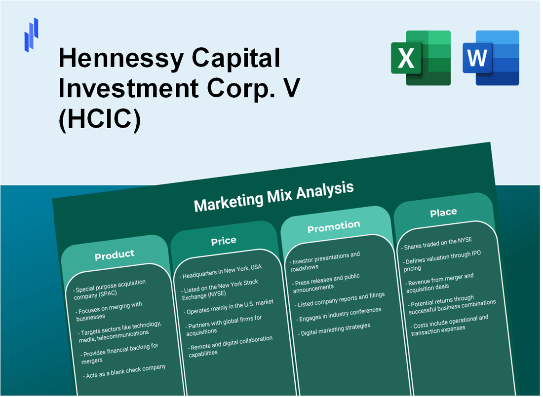 Marketing Mix Analysis of Hennessy Capital Investment Corp. V (HCIC)