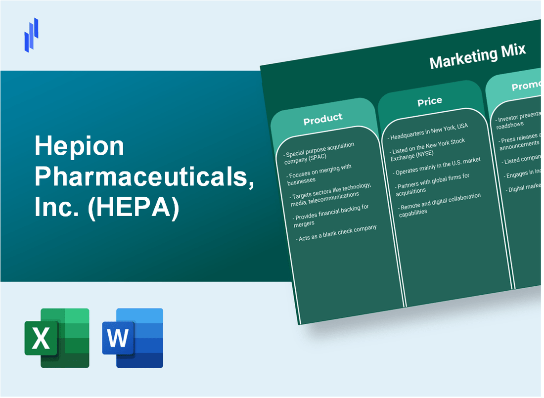 Marketing Mix Analysis of Hepion Pharmaceuticals, Inc. (HEPA)