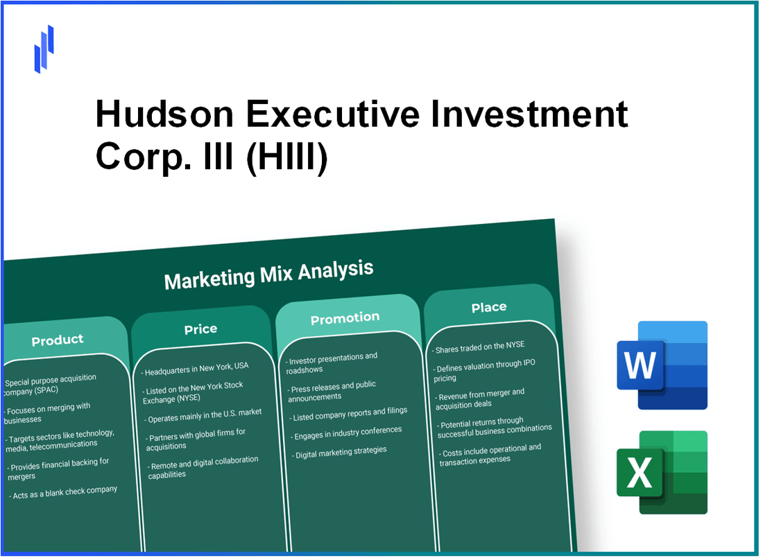 Marketing Mix Analysis of Hudson Executive Investment Corp. III (HIII)