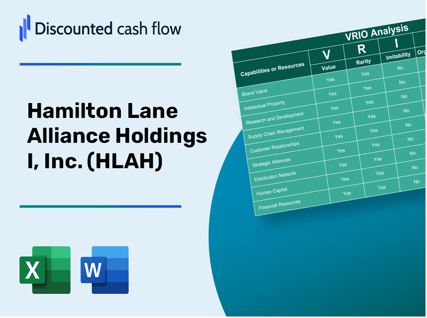 Hamilton Lane Alliance Holdings I, Inc. (HLAH): VRIO Analysis [10-2024 Updated]