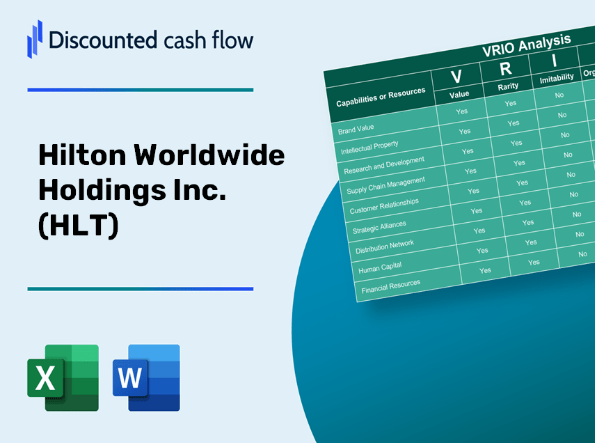 Hilton Worldwide Holdings Inc. (HLT): VRIO Analysis [10-2024 Updated]