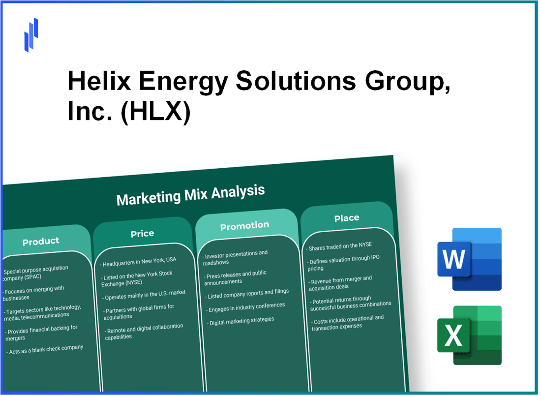 Marketing Mix Analysis of Helix Energy Solutions Group, Inc. (HLX)