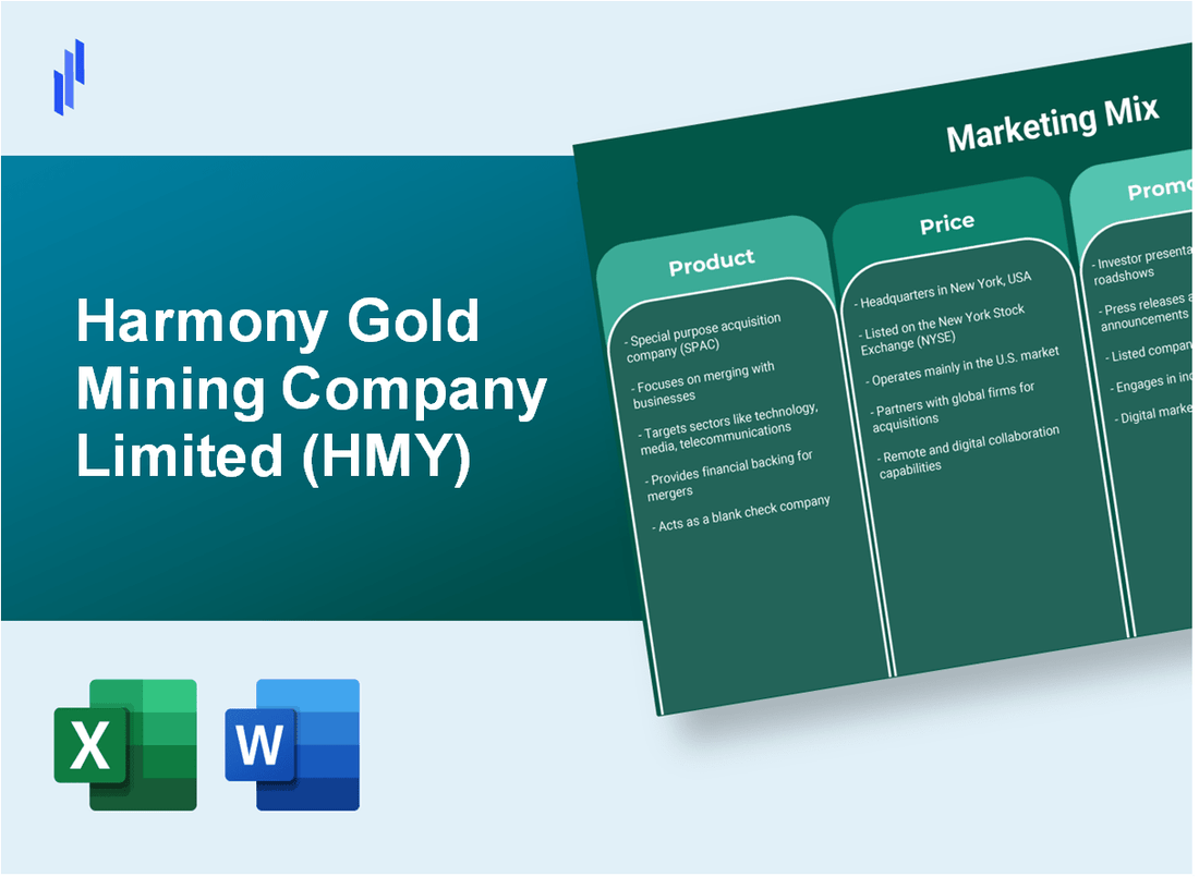 Marketing Mix Analysis of Harmony Gold Mining Company Limited (HMY)