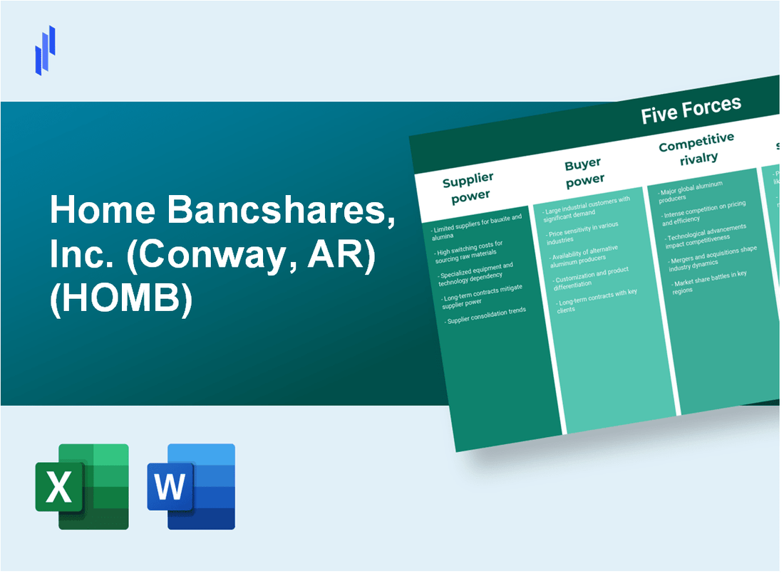 What are the Porter’s Five Forces of Home Bancshares, Inc. (Conway, AR) (HOMB)?