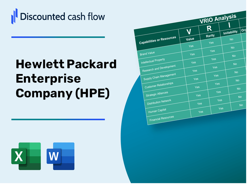 Hewlett Packard Enterprise Company (HPE): VRIO Analysis [10-2024 Updated]