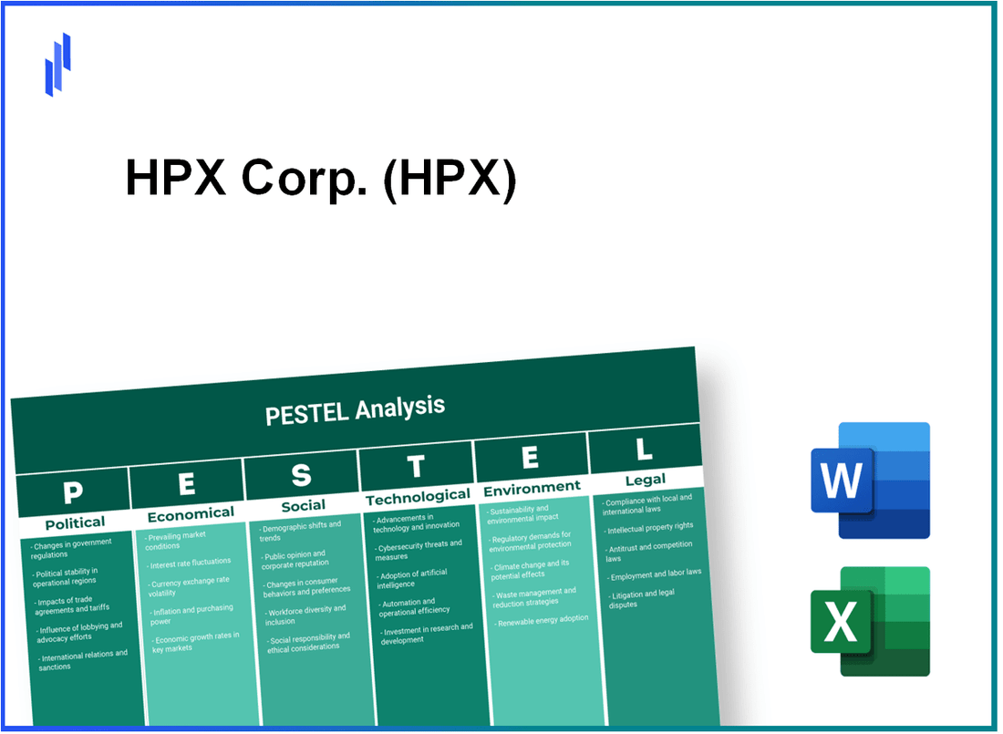 PESTEL Analysis of HPX Corp. (HPX)