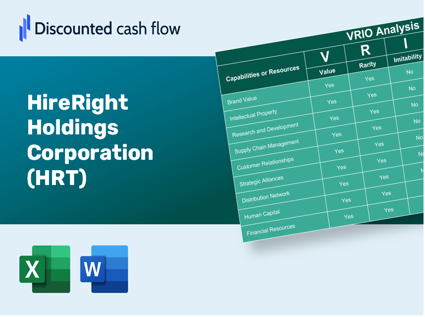 HireRight Holdings Corporation (HRT): VRIO Analysis [10-2024 Updated]