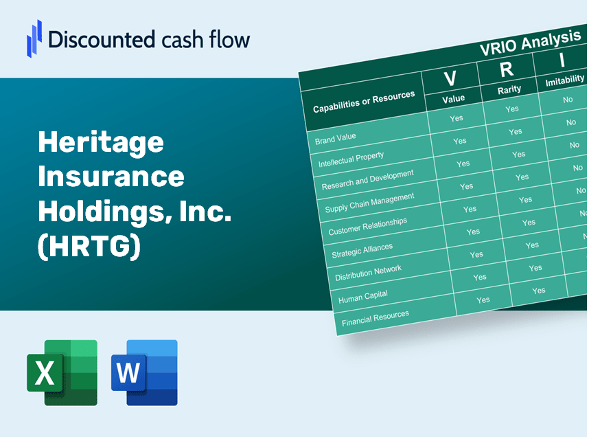 Heritage Insurance Holdings, Inc. (HRTG): VRIO Analysis [10-2024 Updated]