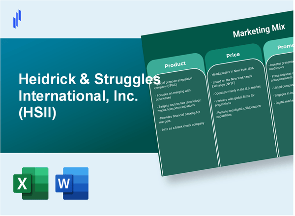 Marketing Mix Analysis of Heidrick & Struggles International, Inc. (HSII)