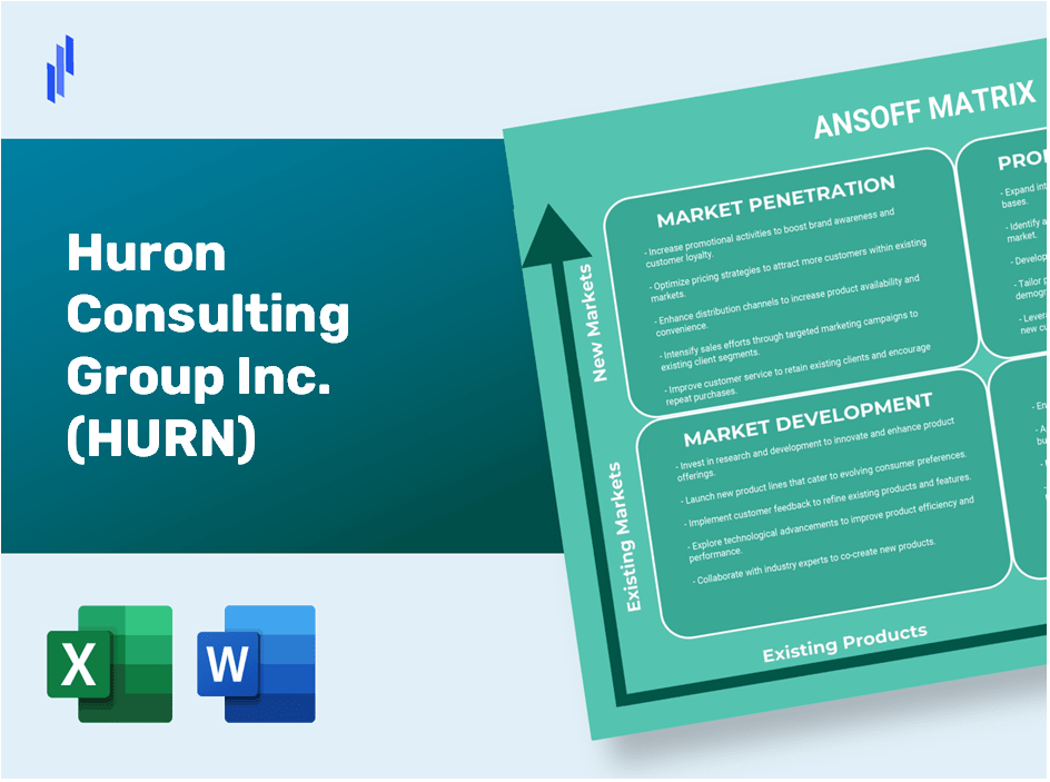 Huron Consulting Group Inc. (HURN)Ansoff Matrix