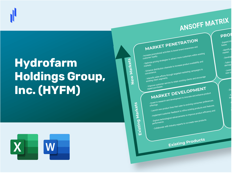 Hydrofarm Holdings Group, Inc. (HYFM)Ansoff Matrix