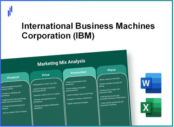 Marketing Mix Analysis of International Business Machines Corporation (IBM)