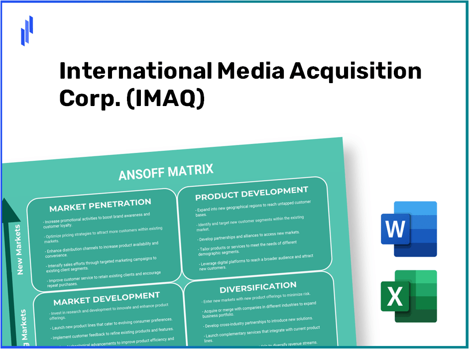 International Media Acquisition Corp. (IMAQ)Ansoff Matrix