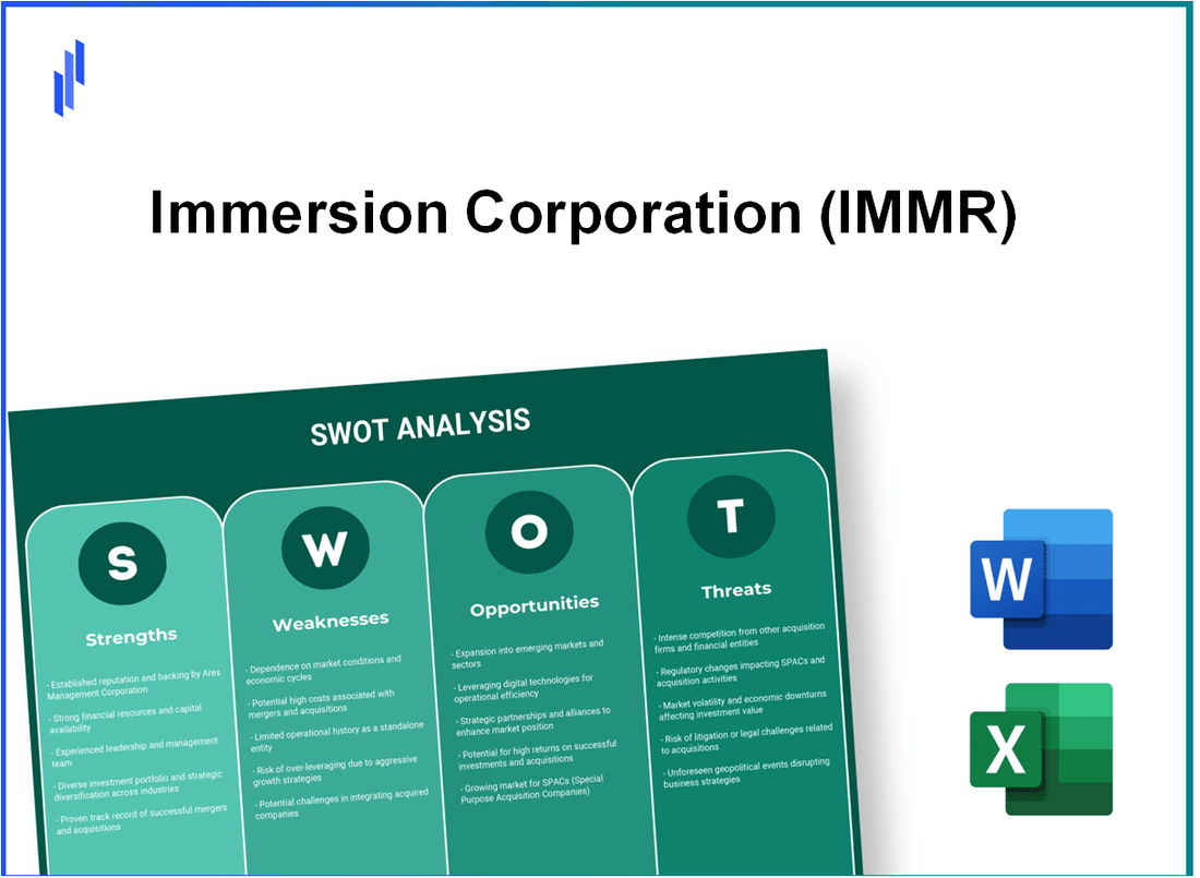 Immersion Corporation (IMMR) SWOT Analysis